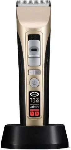 PATPET P950 Rechargeable Tsib-theem Kev Tswj Xyuas Lub Rooj Zaum Tsiaj Cov plaub hau Grooming Clippers