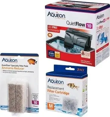 Aqueon QuietFlow 10 ተከታታይ Aquarium