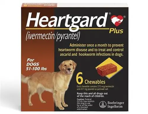 Itlar uchun Heartgard Plus (51-100 funt)