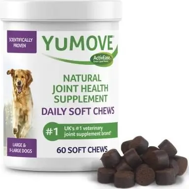 YuMOVE Joint He alth со вкусом гикори, мягкая жевательная добавка для собак крупных и гигантских пород