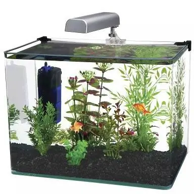 ራዲየስ ጥምዝ ማዕዘን ብርጭቆ Aquarium ኪት