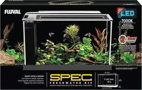 Fluval SPEC ትኩስ ውሃ Aquarium ኪት