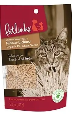 Petlinks Nibble-Licious økologiske kattegræsfrø