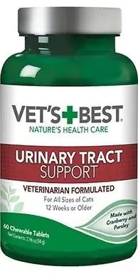 Vet's Best Chewable Tablets Suplemento urinario para gatos