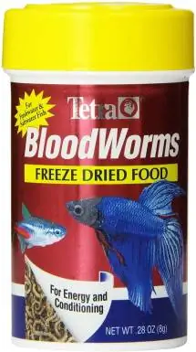 Tetra Blood Worms, liofilizuotas maistas