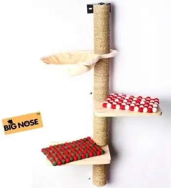 MALAKING ILONG- Wall Mounted Cat scratching Post