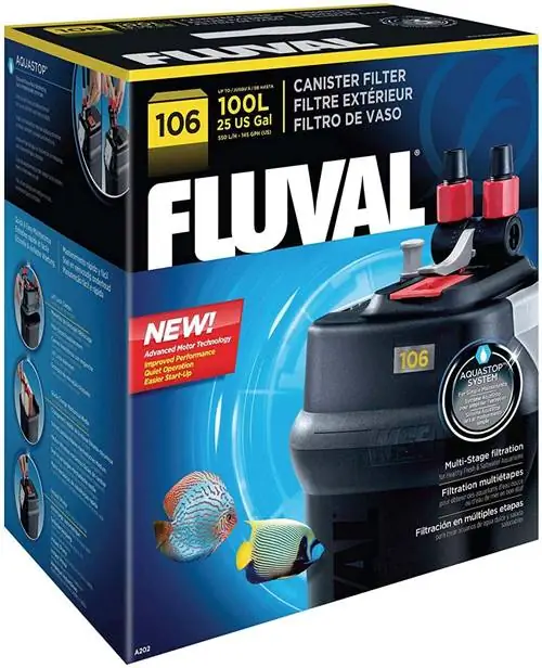 Bir kutuda Fluval 106 Kanister Filtresi