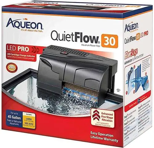 Aqueon Quiet Flow 30 LED PRO Aquarium Filter Review 2023