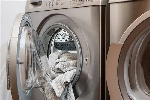 kleren schoonmaken in wasmachine