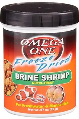 Crevettes de saumure lyophilisées Omega One