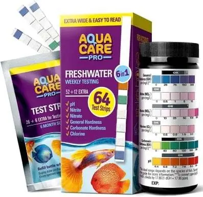 የ Aqua Care የንጹህ ውሃ የውሃ ውስጥ የውሃ ማጠራቀሚያ ሙከራ 6 በ 1