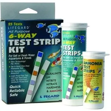 Lifegard Aquatics All Purpose 6-veis teststrimmelsett for fiskedam