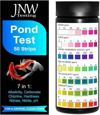 Tiras de teste JNW Direct Pond 7 em 1