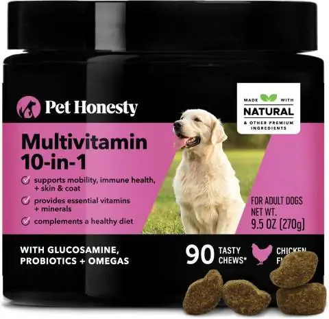 PetHonesty Multivitamin 10-në-1 Multivitamin Soft Chews me aromë pule për qen