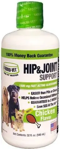 Lëng me aromë pule Liquid–Vet Hip & Joint Support