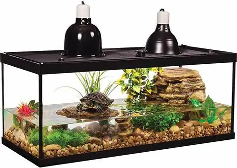 مجموعة حوض السمك Tetrafauna Aquatic Turtle Deluxe