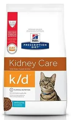 Hill's Prescription Diet kd Kidney Care With Ocean Fish Dry Cat Food