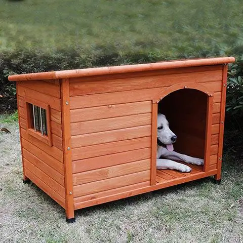 Casa de perro de madera Rockever