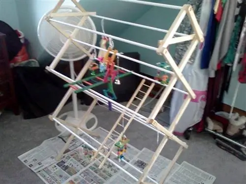 Laundry Rack Bird Gym από την PetDIYs