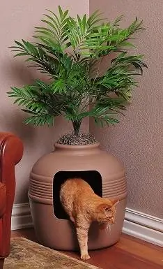 Zoo Tsiaj Khoom Hidden Cat Litter Planter