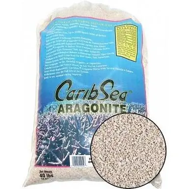 CaribSea Seaflor ልዩ Aragonite Aquarium አሸዋ