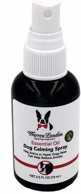 Warren London Essential Oil Dog Calming Spray - najlepszy ogólnie