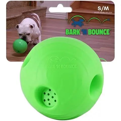 Bark N Bounce Интерактивната играчка топка за кучета, която подскача и се смее