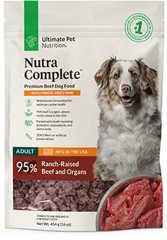 Alimento para perros Nutra Complete Premium de carne de vacuno