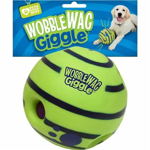 Zoals te zien op tv Wobble Wag Giggle Ball Hondenspeeltje (1)