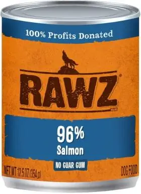 Rawz 96% Salmon Canned Dog Food