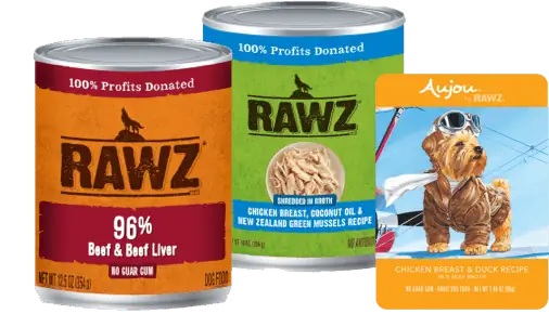 RAWZ wet dog food