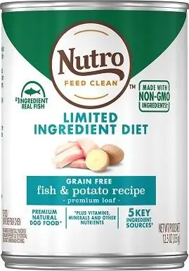 2Nutro Limited Ingredient Diet Premium Loaf Fish & Potato Pasja konzervirana hrana brez zrn