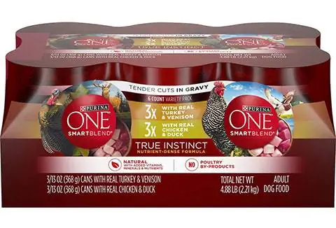 Thức ăn đóng hộp cho chó Purina ONE SmartBlend True Instinct Variety Pack