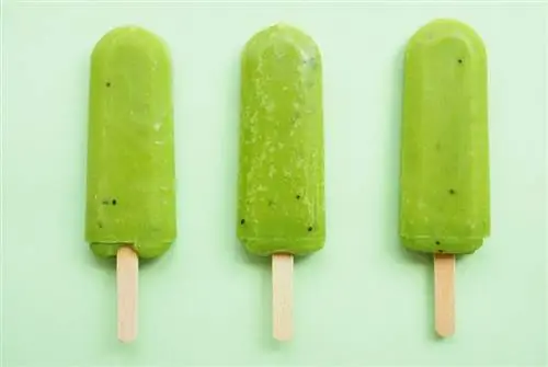 tres paletas de pepino