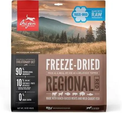 ORIJEN Regional Red Grain-Freeze-Dried Dog Food