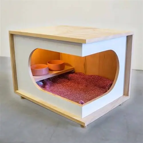 თანამედროვე Wood Dog Bed by Imee დამზადებულია Instructables-ზე