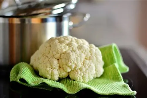 Closeup ng cauliflower