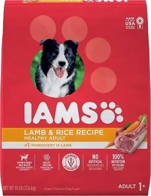 10Iams ProActive He alth Adult Lamm- und Reisformel-Trockenfutter für Hunde