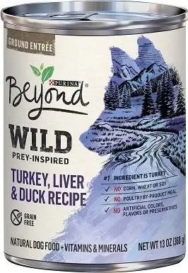 2Purina Beyond Wild Prey Беззерновые продукты с высоким содержанием белка, индейка