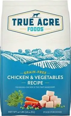 10True Acre Foods Chicken & Zaub Recipe Grain-Free Dry Dog Food