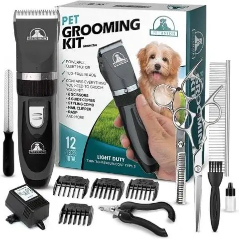 Kit profissional de cuidados para animais de estimação da Pet Union