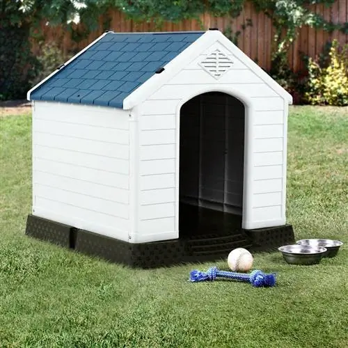 Giantex Plastic Dog House με αεραγωγούς