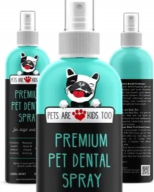 Uno spray dentale per cani