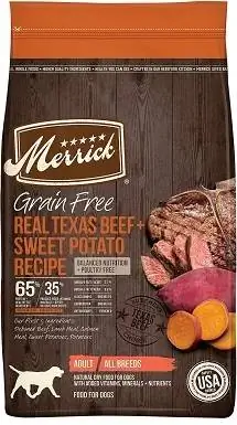 Merrick Grain-Free Texas Beef at Sweet Potato Recipe Dry Dog