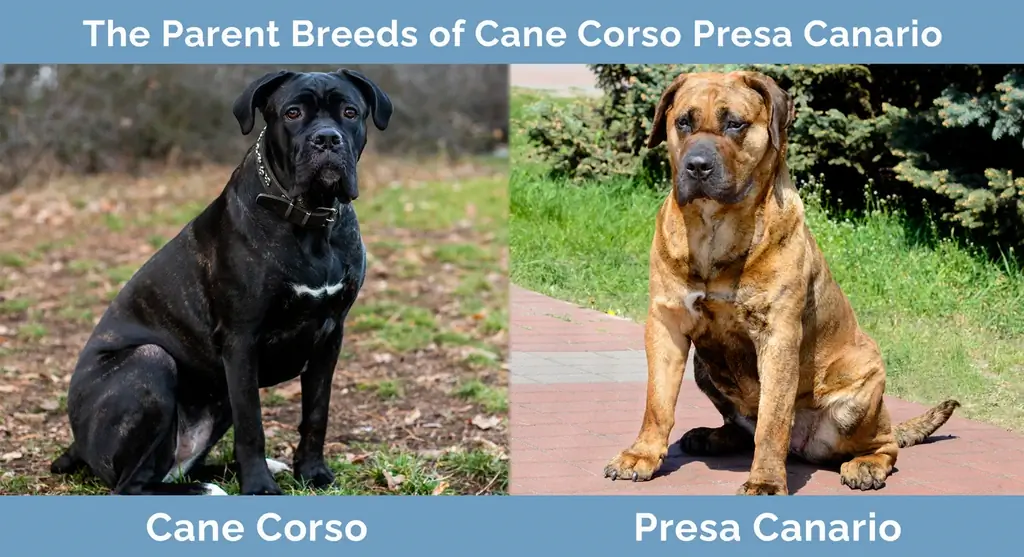 Ang parent breed ng Cane Corso Presa Canario