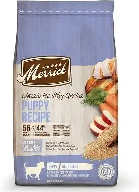 Merrick Classic He althy Grains Puppy Recipe suha hrana za pse