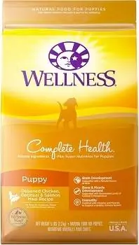 Wellness Complete He alth Puppy Recept za piletinu, zobene pahuljice i losos bez kostiju