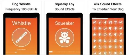 Aplikacioni iTrainer Dog Whistle dhe Clicker ios