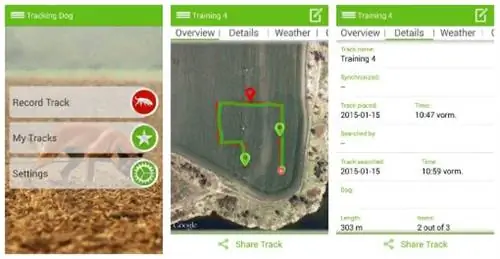 Tracking-Dog android proqramı