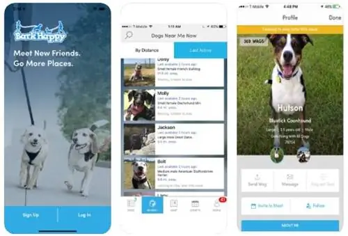 BarkHappy iOS lietotne